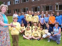 Guides and Brownies in the swim