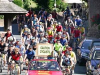 Mountain bikers explore toughest tracks on Exmoor