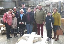 War memorial supporters check on progress