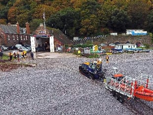 Welcome aboard – to Minehead lifeboat day