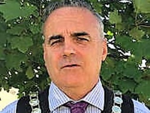 Minehead Mayor Paul Bolton looks forward to the year ahead