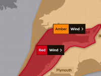 Storm Eunice weather warning now upgraded to Red, with rail services reduced as a precaution