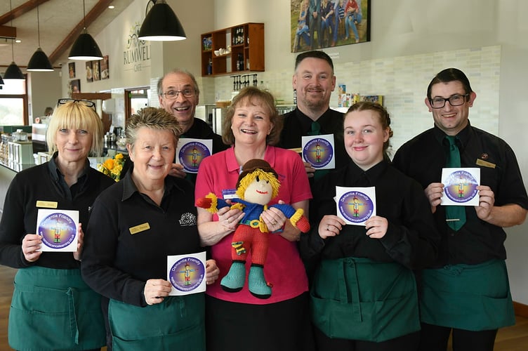 Staff from Rumwell Farm Shop after completing their dementia training