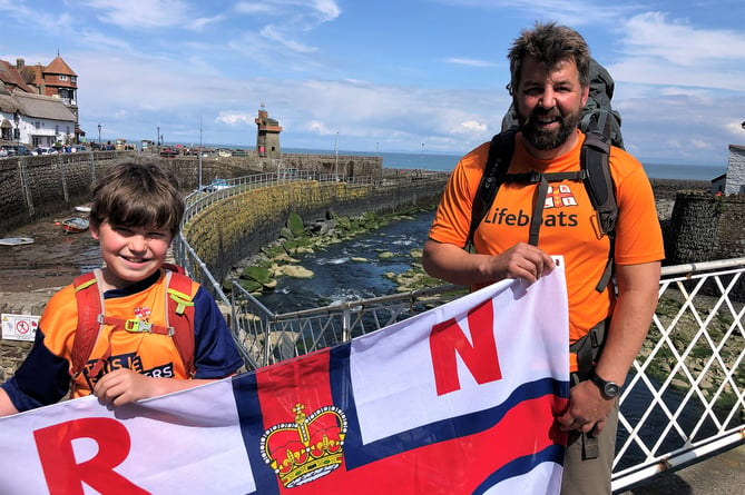 Lifeboat - Charlie  and his father Tom