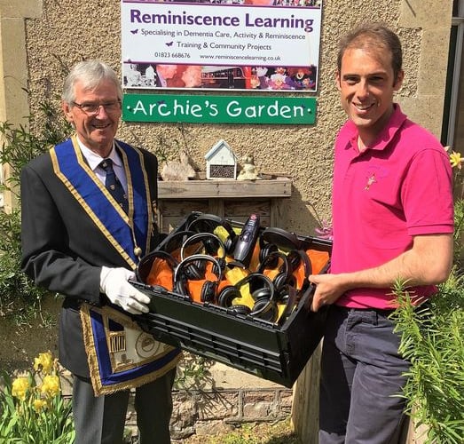 Mason Philip Taylor donates headsets 