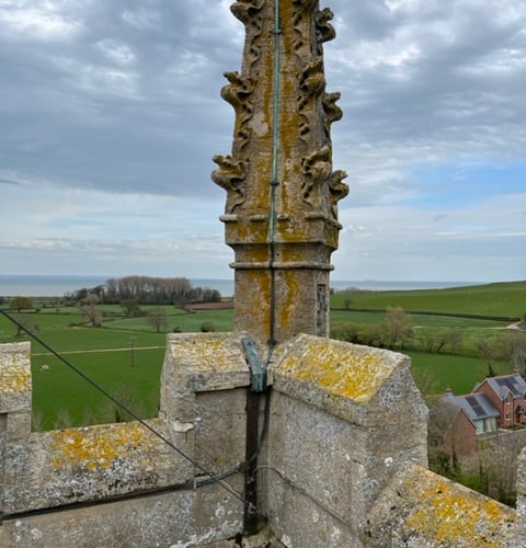 Carhampton Church roof