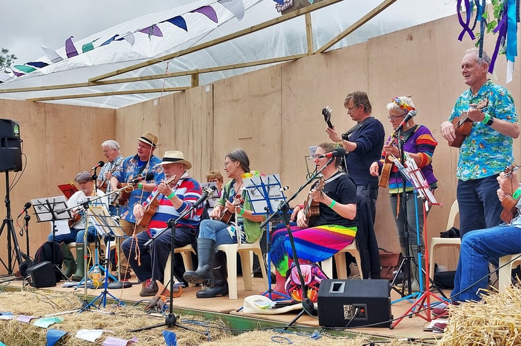 Bridgetown on Exmoor rocked while raising hundreds of pounds for charity.