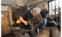 Blacksmiths who worked on major Wiveliscombe project gain recognition