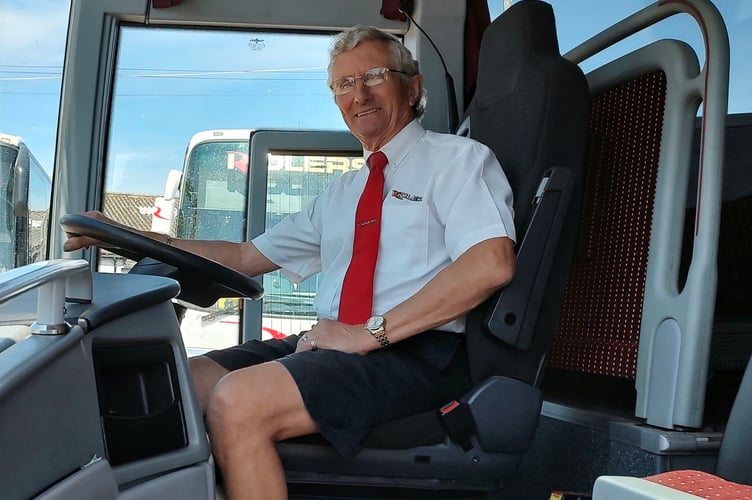Ray Waterman coach driver retires