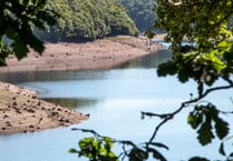 Water level warnings at Wimbleball Lake on Exmoor
