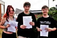 The A team! West Somerset A-Level pupils picking up results