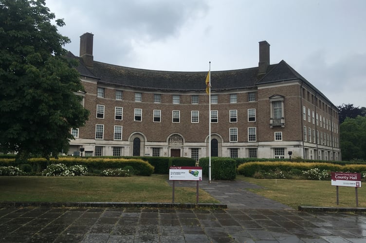 Somerset County Council’s Headquarters at County Hall In Taunton. 