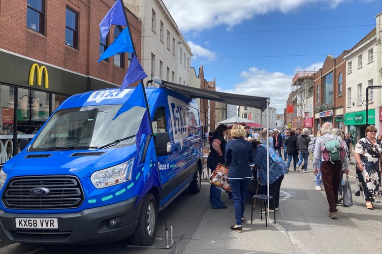 The Somerset Waste Partnership’s Fixy initiative at the eat:Taunton festival