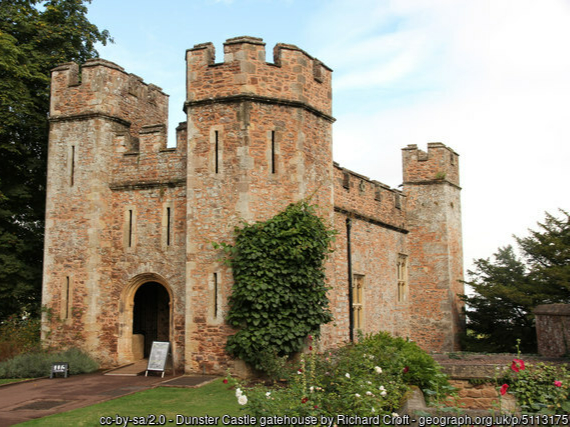 dunster castle gatehouse