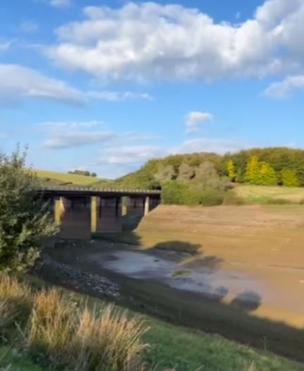 Lake at critical level