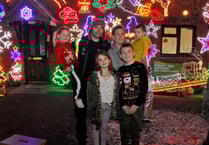 Festive lights back  on despite energy costs