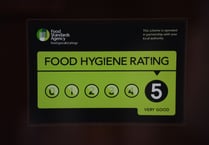Somerset West and Taunton restaurant handed new food hygiene rating