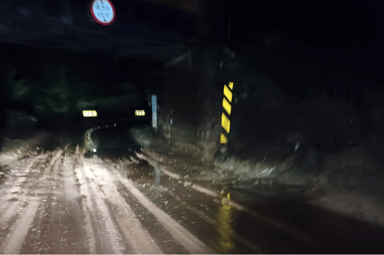 A358 Combe Florey road blocked closed