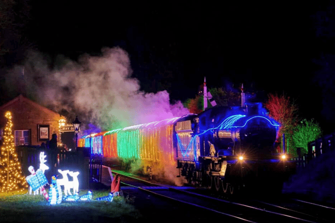 West Somerset Railway Winterlights heritage trains