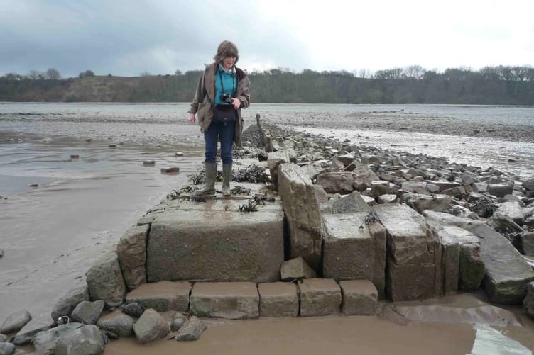 Little remains of Lilstock Harbour on the Bristol Channel