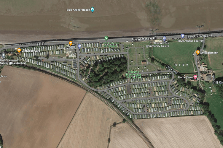 A planning application has been submitted for Blue Anchor Holiday Park