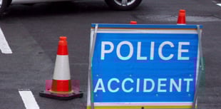 A38 closed after crash leaves motorcyclist 'critically' injured