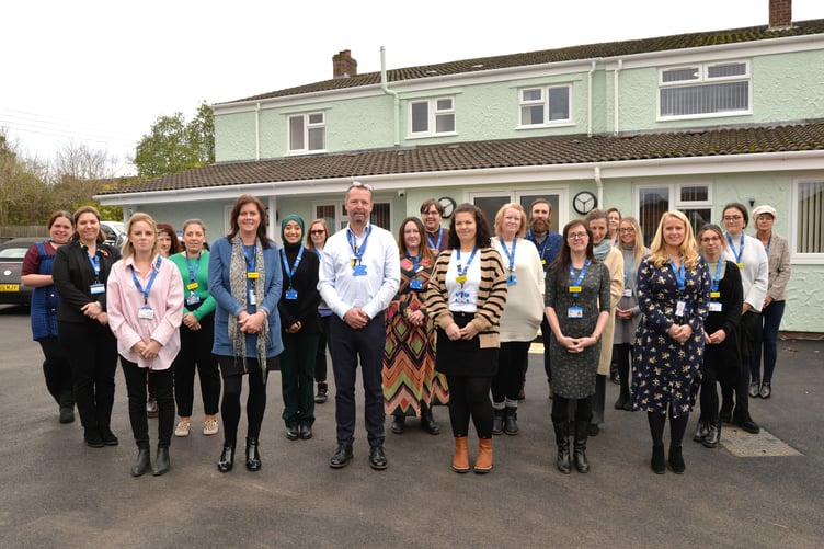 Staff at the new health and care hub for children and young people