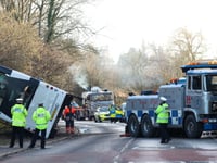56 injured in double decker crash near Cannington