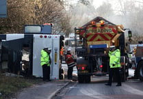 In pictures: the Somerset double-decker crash