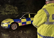 Police tackle 'antisocial' driver in Minehead 