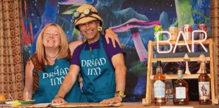 Pop-up pub for village community