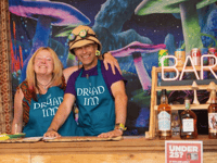 Pop-up pub for village community