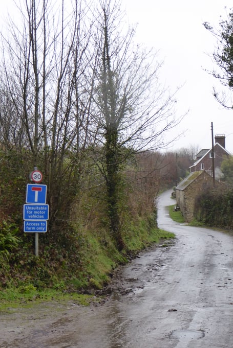 20 mph Wheddon Cross Cutcombe Exmoor traffic calming speed limit