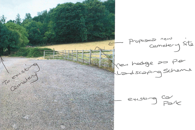 Dunster parish council cemetery plans burial ground