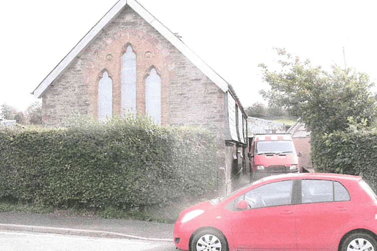 Wheddon Cross old Methodist Church Exmoor planning