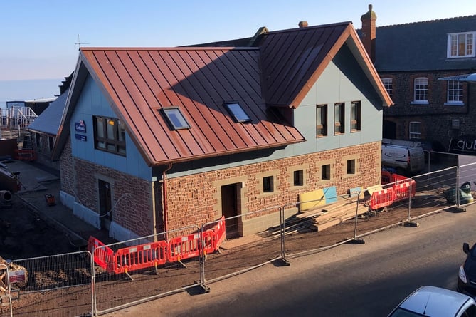 Minehead lifeboat station after a £1m upgrade