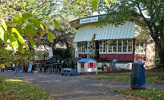 Blenheim Gardens Cafe - how it use to look when fully operational