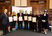 Murder scene police are honoured
