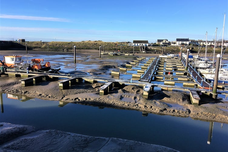 Burry Port Harbour in Carmarthenshire