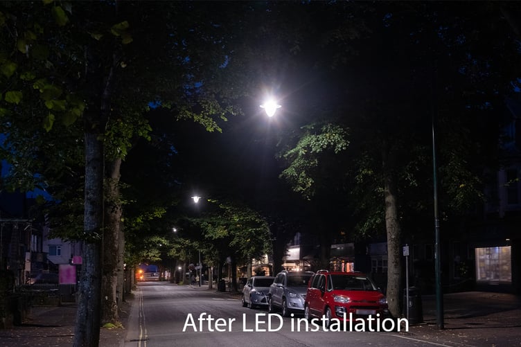 Minehead after LED installation