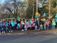 Teachers hold school walk-outs