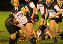 Wiveliscombe Ladies in action 