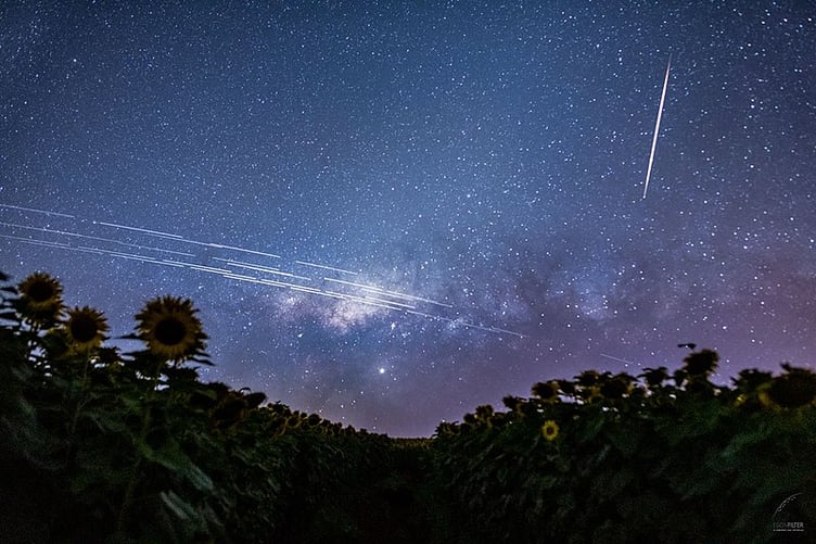 Starlink Satellite Trails over Brazil - NASA's Astronomy Picture of the Day, December 10, 2019.