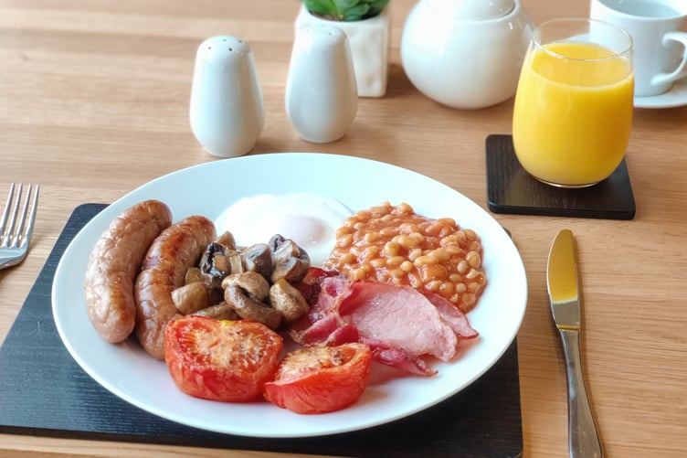 Breakfast at Bossington Hall