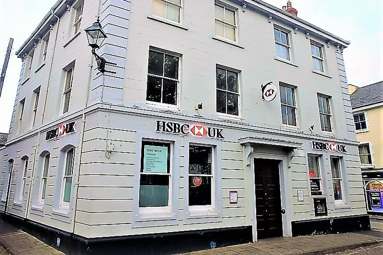 The Minehead branch of HSBC is due to close