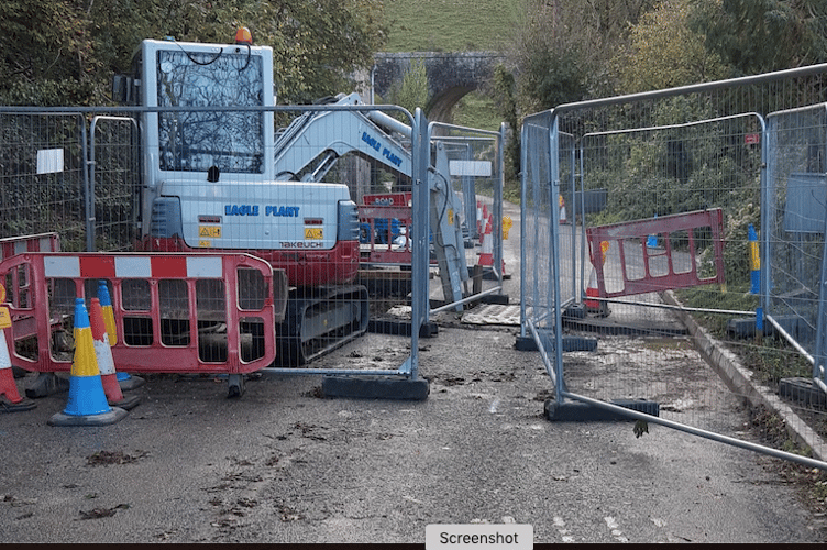 Wessex Water sewerage roadworks Minehead investment
