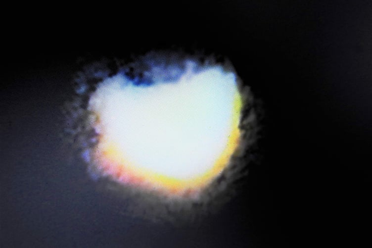 An image thought to capture the planet Venus