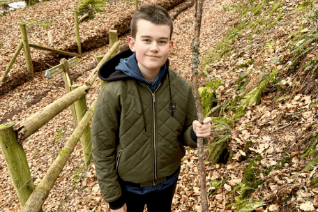 Will Thomas Timberscombe autism charity walking steps