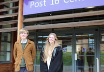 Two Minehead students receives offers from top university
