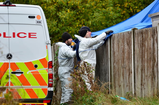 Police officers have returned to the garden of a property in Sutton Coldfield near Birmingham for the fourth day in connection with the disappearance and presumed murder of Suzy Lamplugh three decades ago.